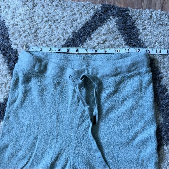 NWT Anthropologie Stateside Tawny Sherpa Fleece Joggers - Picture 12 of 13